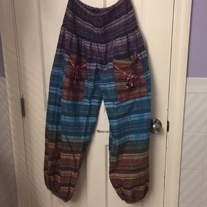 Boho balloon pants